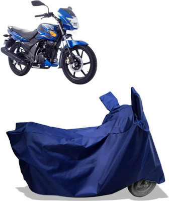 Amexride Two Wheeler Cover for TVS(Flame 125, Blue)