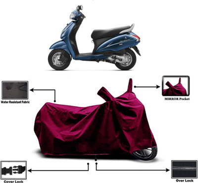 KEDIT Two Wheeler Cover for Honda(Activa 3G, Maroon)