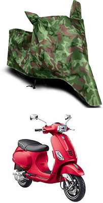 Furious3D Two Wheeler Cover for Piaggio(Vespa SXL, Multicolor)