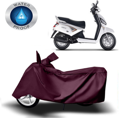 Autoinnovation Two Wheeler Cover for Mahindra(Gusto 125, Maroon)