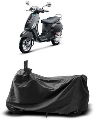 AASHTIK MART Two Wheeler Cover for Vespa(VXL 125 BS6, Black)