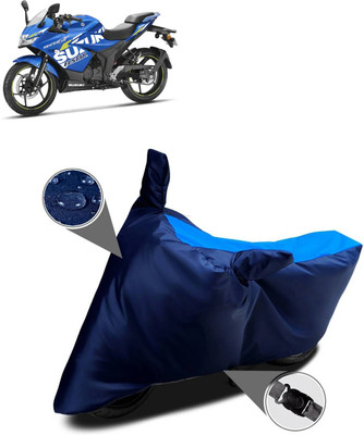CODOKI Waterproof Two Wheeler Cover for Suzuki(Gixxer SF 150, Blue)