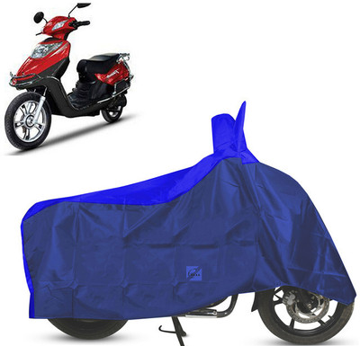 EGAL Waterproof Two Wheeler Cover for Hero(Electric Flash BS6, Blue)