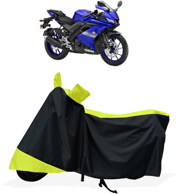 Tricway Two Wheeler Cover for Yamaha(R15 V3, Yellow)