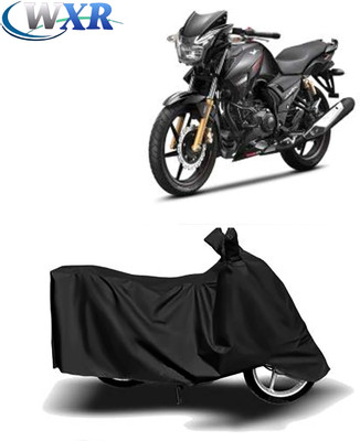 WXR Waterproof Two Wheeler Cover for TVS(Apache RTR 180, Black)