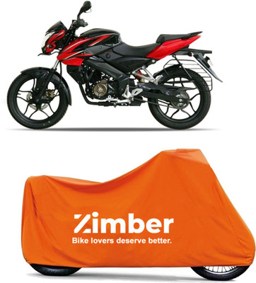 THE REAL ARV Two Wheeler Cover for Bajaj(Pulsar NS 160, Orange)