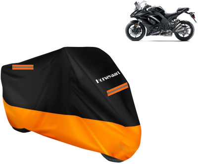 Horseyaart Waterproof Two Wheeler Cover for Kawasaki(Ninja 1000, Orange)