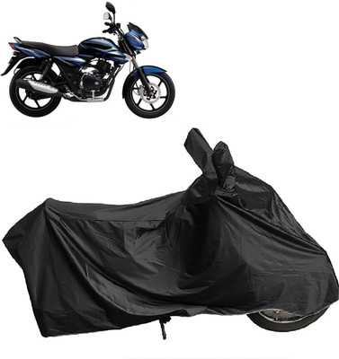 MMSSTAR Waterproof Two Wheeler Cover for Bajaj(Discover 135, Black)