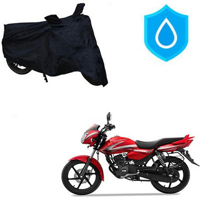DeepShakshi AUTOMOTIVE Waterproof Two Wheeler Cover for TVS(Pheonix, Black)