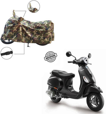 Furnish Flow Waterproof Two Wheeler Cover for Vespa(Multicolor)