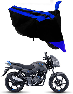 Furious3D Two Wheeler Cover for Bajaj(Pulsar 125, Blue, Black)