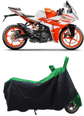 Coxtor Waterproof Two Wheeler Cover for KTM(RC 125 BS6, Green)