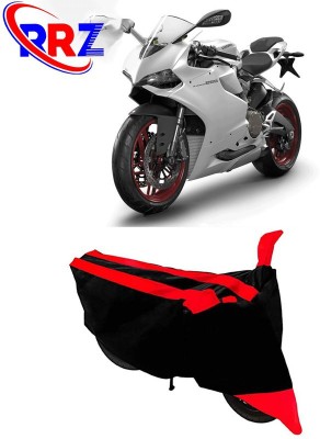 AutoGalaxy Waterproof Two Wheeler Cover for Ducati(899 Panigale, Black, Red)