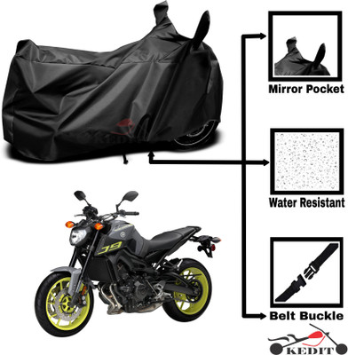 KEDIT Two Wheeler Cover for Yamaha(MT 09 BS6, Black)