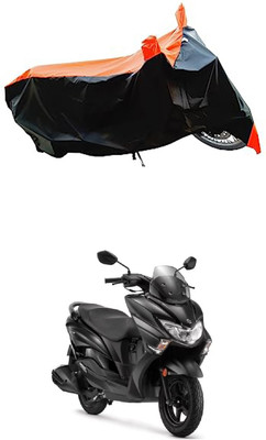 VESMEI Two Wheeler Cover for Suzuki(Burgman Street, Orange)