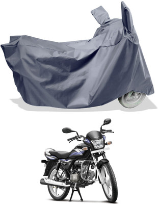 Amexride Two Wheeler Cover for Hero(Splendor Pro, Grey)