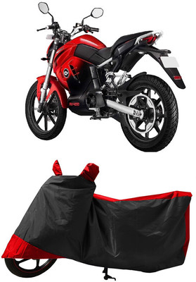 GROFATIK Two Wheeler Cover for Revolt(Motors RV 400, Red)