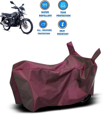 GOSHIV-car and bike accessories Waterproof Two Wheeler Cover for Bajaj(Platina 110 H-Gear, Maroon)