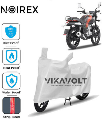 NOIREX Waterproof Two Wheeler Cover for Bajaj(V12, Silver)