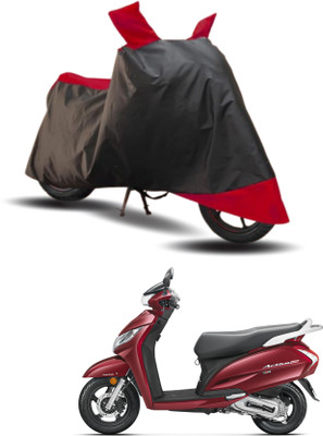 KEDIT Two Wheeler Cover for Honda(Activa 125, Red, Black)