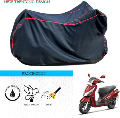 ANTHUB Waterproof Two Wheeler Cover for Hero(Duet 125CC, Black)