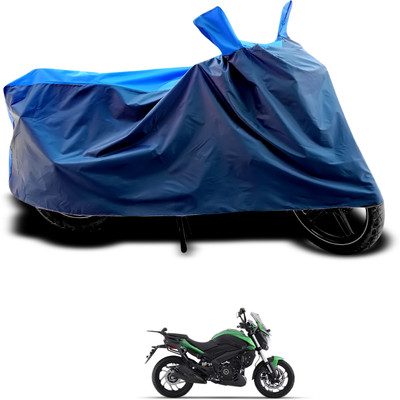 CODOKI Waterproof Two Wheeler Cover for Bajaj(Dominar, Black, Blue)