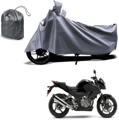 Autoinnovation Waterproof Two Wheeler Cover for Honda(CB300R, Grey)