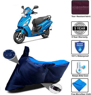MISSION COLLECTION Waterproof Two Wheeler Cover for Hero(Maestro Edge, Blue)