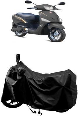 AutoKick Two Wheeler Cover for Hero(Electric Optima HS500 ER, Black)