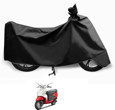 Auto Hub Two Wheeler Cover for Hero(Pleasure, Black)