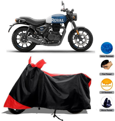 WMIZEXA Waterproof Two Wheeler Cover for Royal Enfield(Hunter 350, Red)
