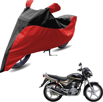 RiderShine Two Wheeler Cover for Yamaha(Libero G5, Red, Black)