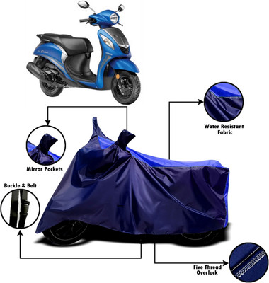 V VINTON Two Wheeler Cover for Yamaha(Fascino, Multicolor)