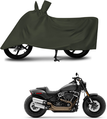 DeepShakshi AUTOMOTIVE Waterproof Two Wheeler Cover for Harley Davidson(Fat Boy, Green)