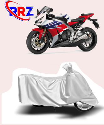 RRZ Waterproof Two Wheeler Cover for Honda(CBR1000RR Fireblade, White)
