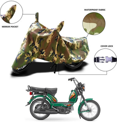 APNEK Waterproof Two Wheeler Cover for TVS(XL 883, Green)