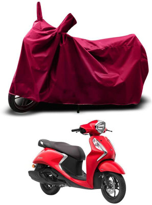 KEDIT Two Wheeler Cover for Yamaha(Maroon)