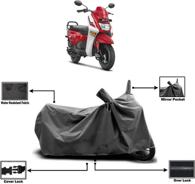 Amexride Two Wheeler Cover for Honda(Cliq BS6, Grey)