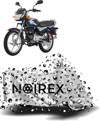 NOIREX Two Wheeler Cover for Bajaj(CT100, Silver)
