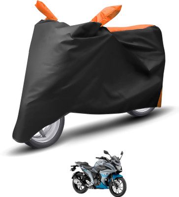 Caronix Waterproof Two Wheeler Cover for Yamaha(Fazer, Orange)