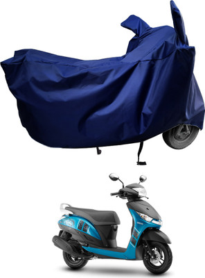 Amexride Two Wheeler Cover for Yamaha(Alpha, Blue)