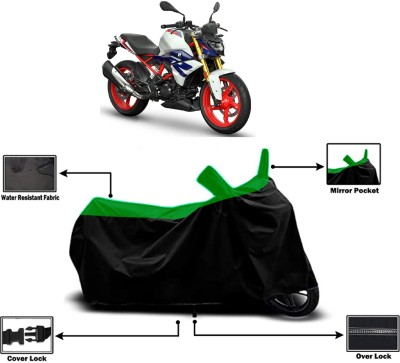 Amexride Two Wheeler Cover for BMW(G 310 R, Green)