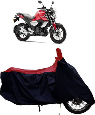 KEDIT Two Wheeler Cover for Yamaha(FZ-S Fi Version 3.0, Red, Black)