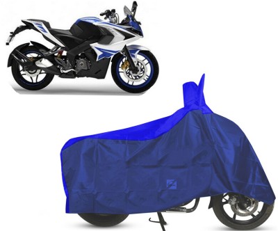 EGAL Waterproof Two Wheeler Cover for Bajaj(Pulsar RS200 BS6, Blue)