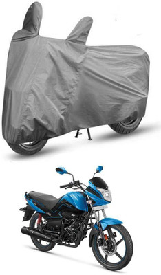 JVDHUB Two Wheeler Cover for Hero(Splendor I Smart, Grey)