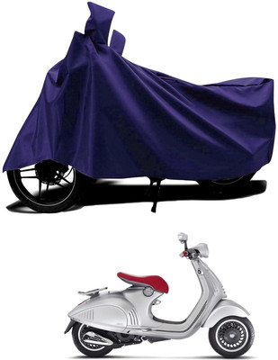 KEDIT Two Wheeler Cover for Universal For Bike(Vespa LX, Blue)