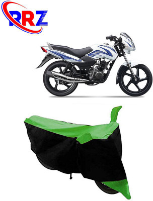 RRZ Waterproof Two Wheeler Cover for TVS(Star Sport, Black, Green)