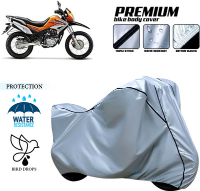 CODOKI Waterproof Two Wheeler Cover for Hero(Impulse, Silver)