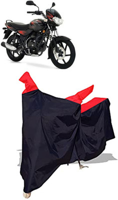 Amexride Two Wheeler Cover for Bajaj(Discover 125 DTS-i, Black)