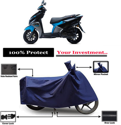 Amexride Two Wheeler Cover for TVS(Ntorq 125, Blue)